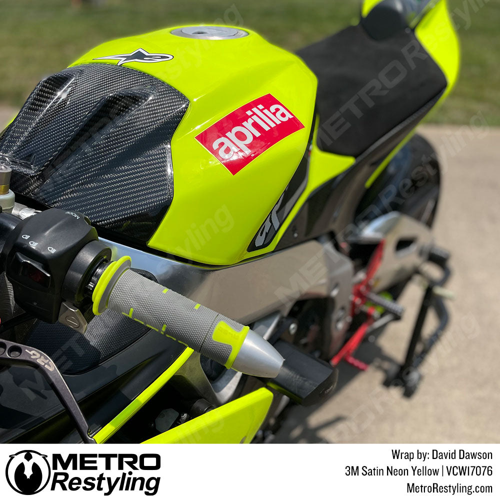 neon yellow aprilia wrap