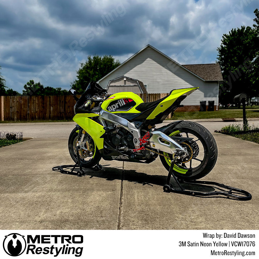 neon motorcycle wrap