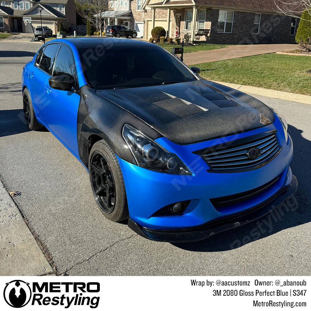 blue infiniti wrap