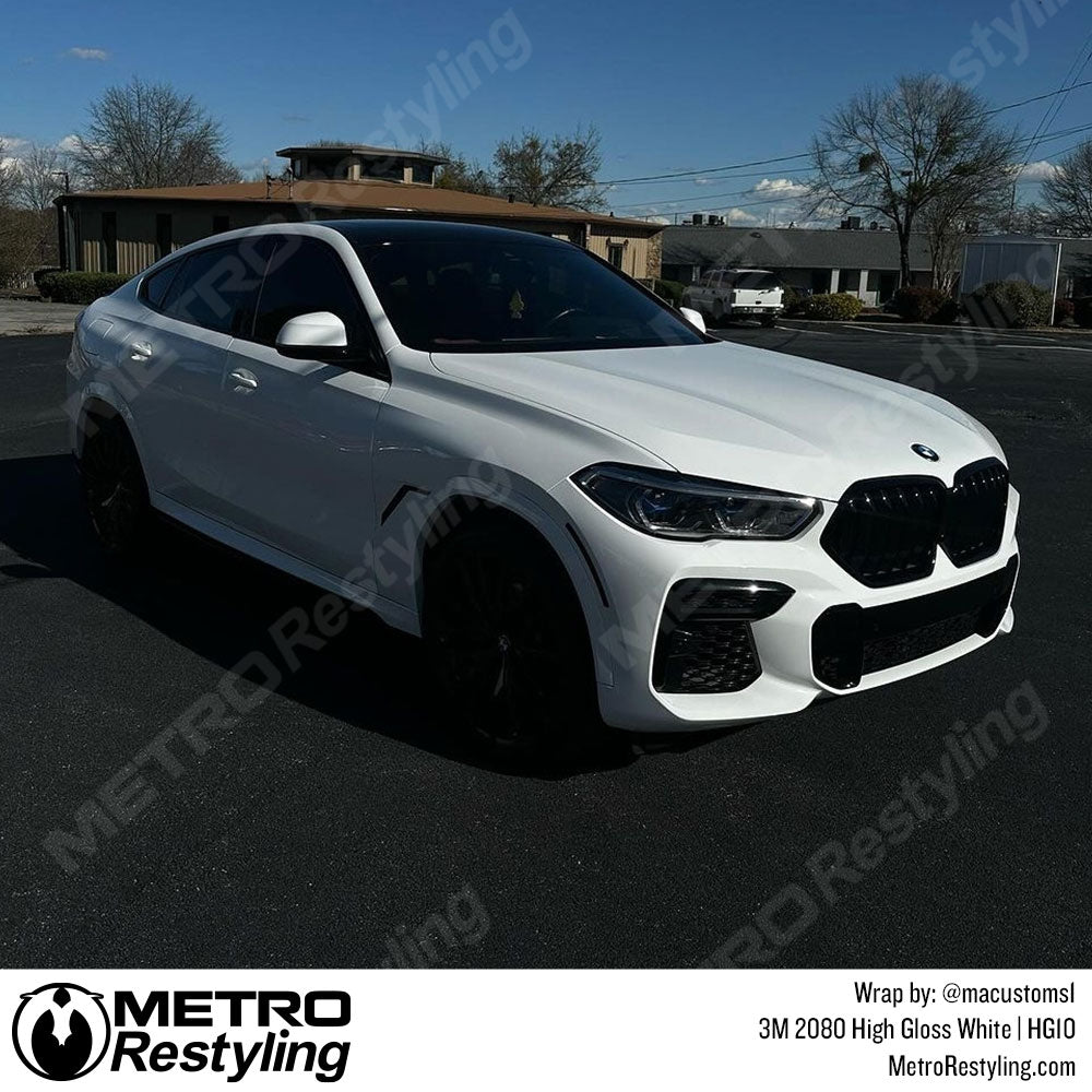 bmw high gloss white wrap