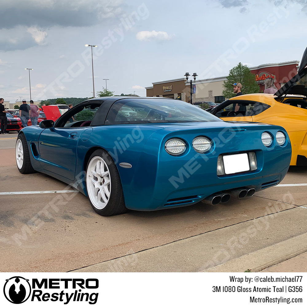 Atomic Teal car wrap