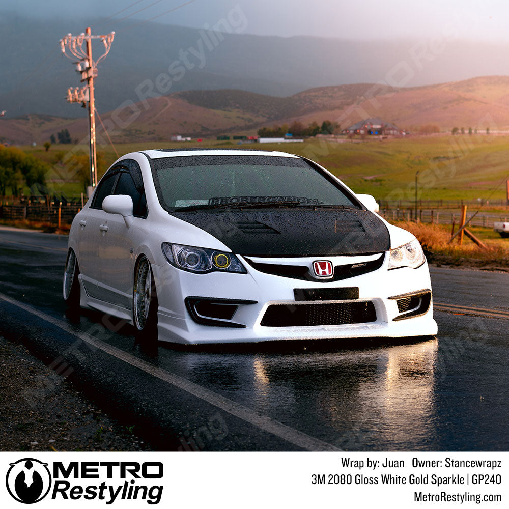 white honda wrap