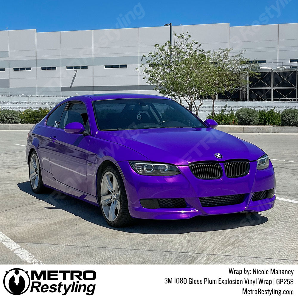 plum explosion vinyl wrap