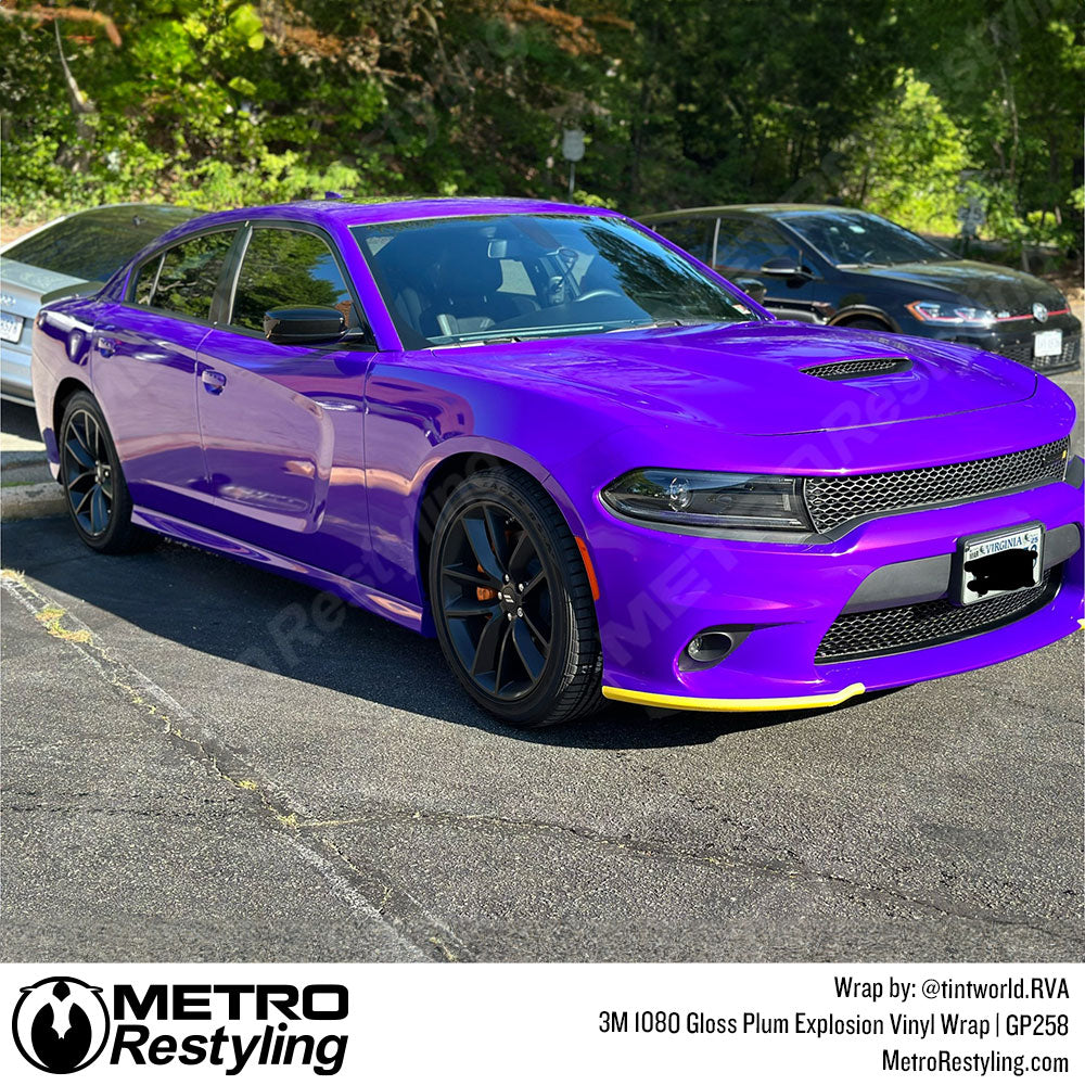 bright purple plum wrap