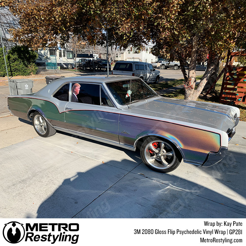 flip psychedelic vinyl wrap