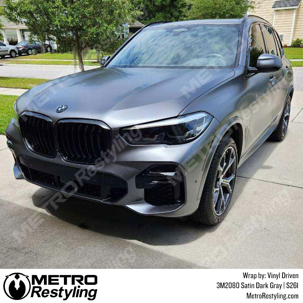 BMW X5 Gray Vinyl Wrap