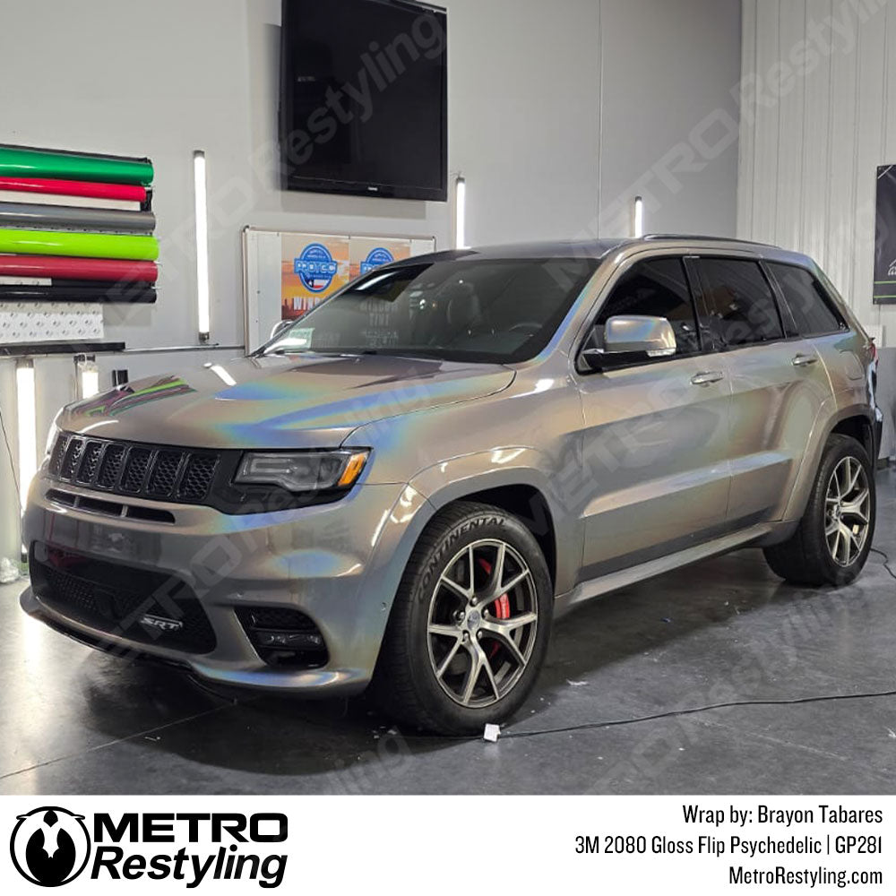 psychedelic jeep wrap