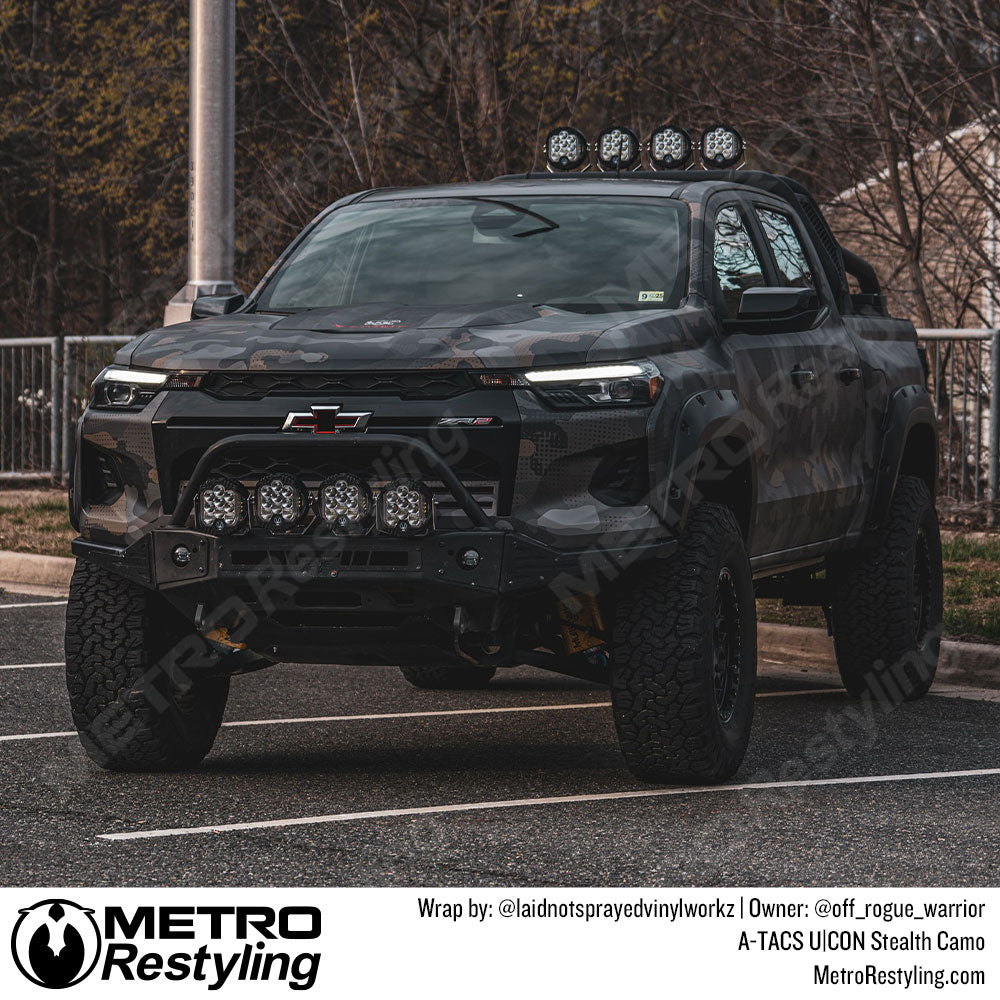 a tacs camo truck wrap