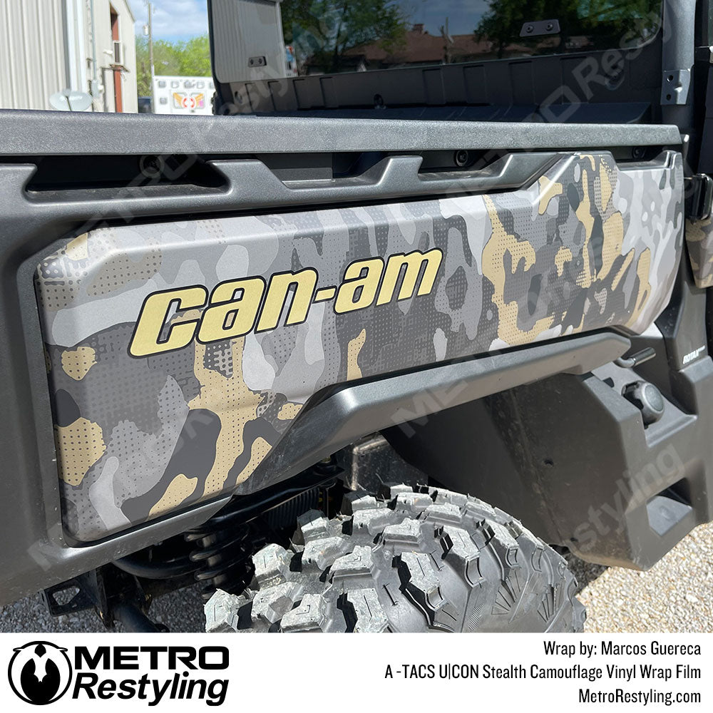 can-am stealth camo wrap