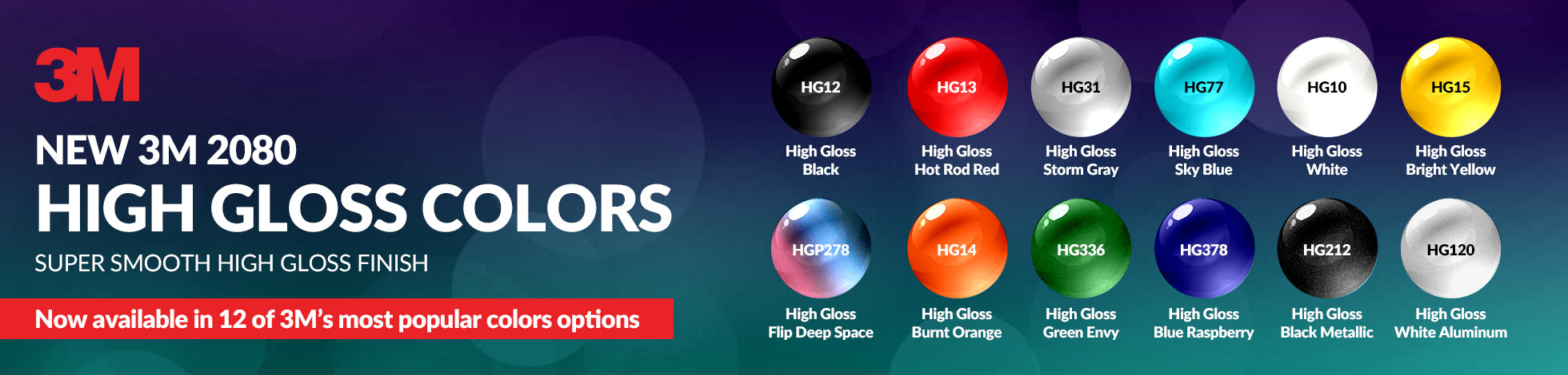 3M High Gloss Car Wraps