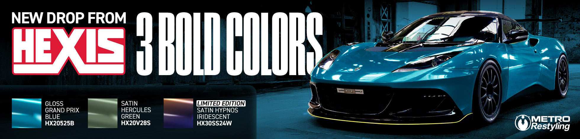 New Hexis vinyl wrap colors