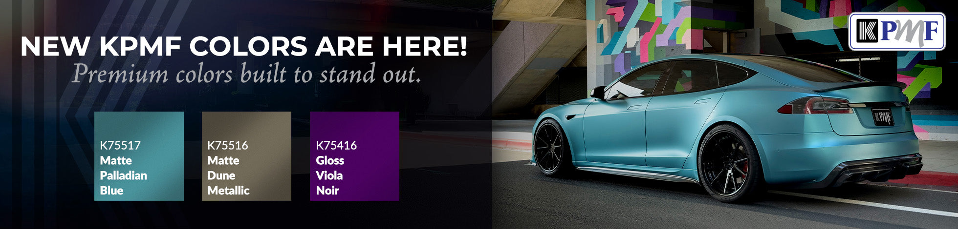 New KPMF Vinyl Wrap Colors