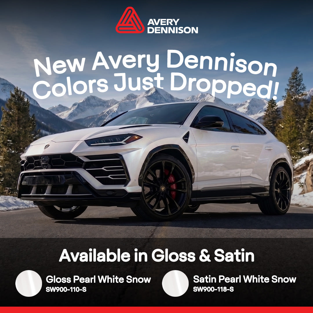 Avery Dennison Pearl White Snow Release