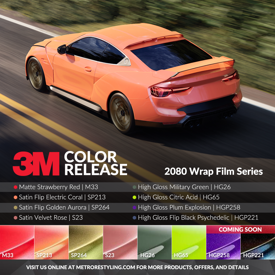 New 3M Vinyl Wrap Colors