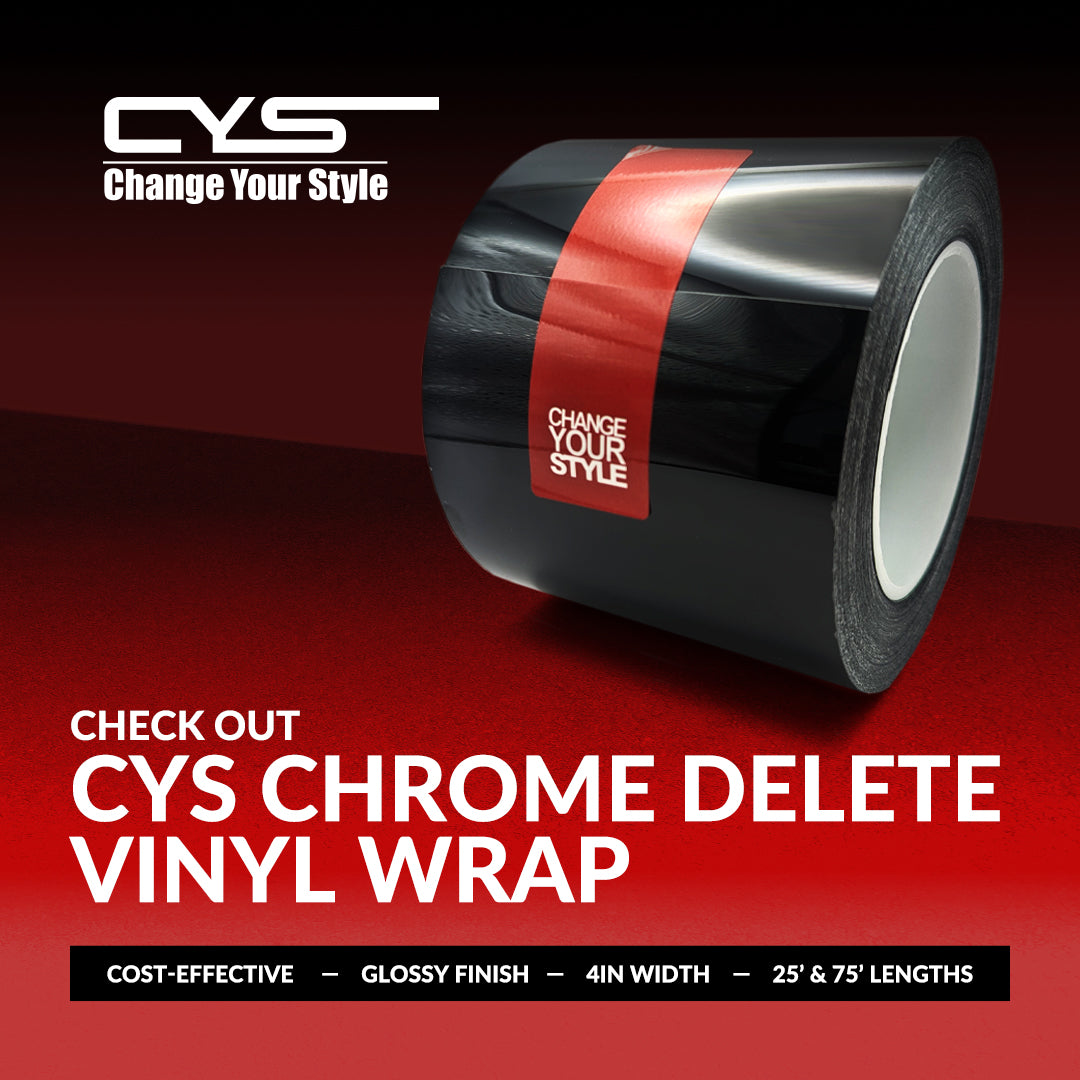 CYS Chrome Delete Vinyl Wrap