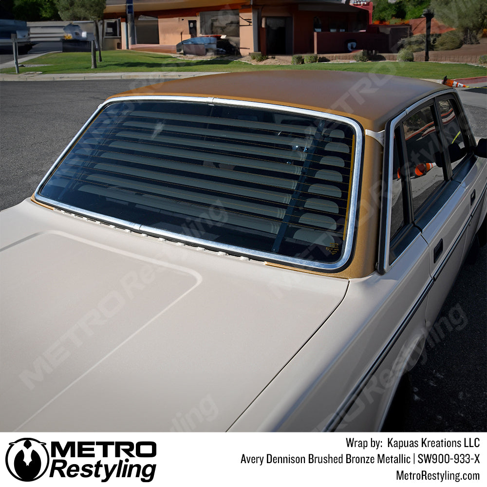 brown volvo roof wrap