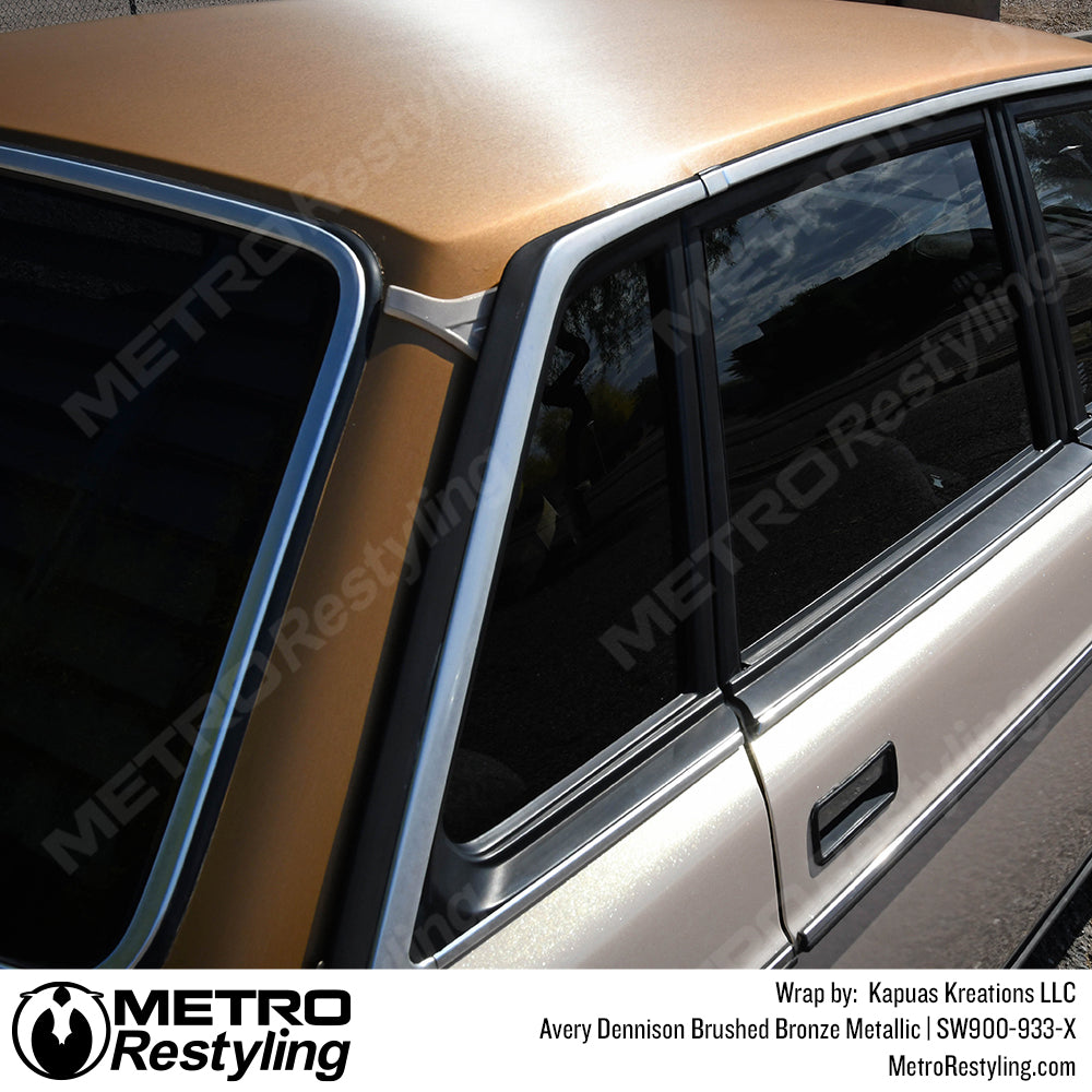 brushed bronze volvo wrap