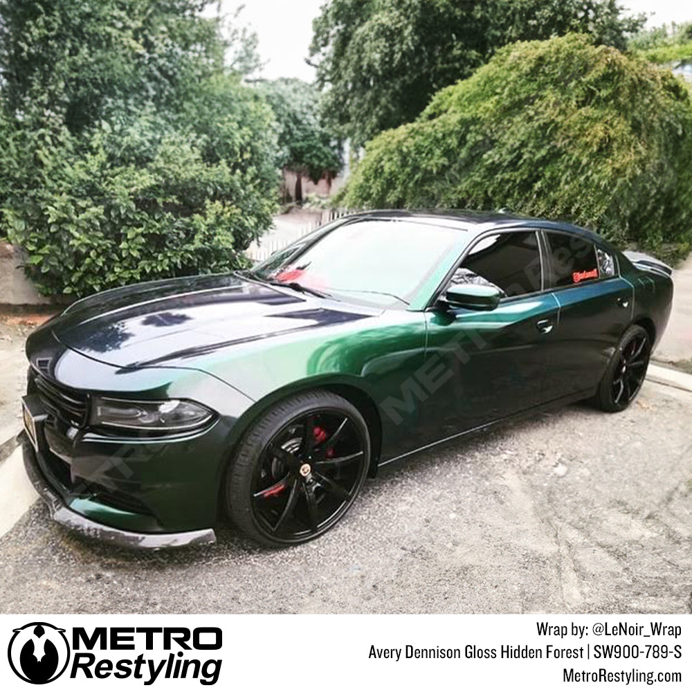 Forest Green gloss vinyl wrap