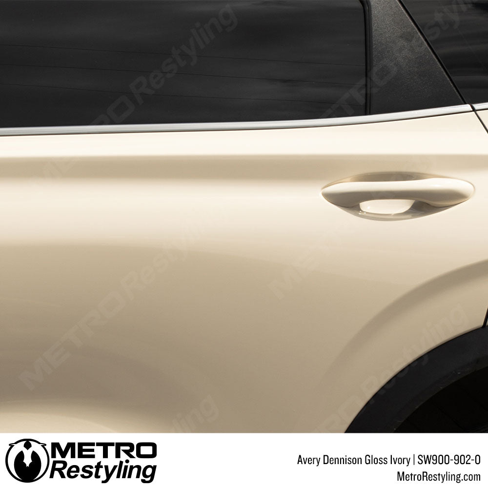 Avery Dennison Gloss Ivory Vinyl Wrap
