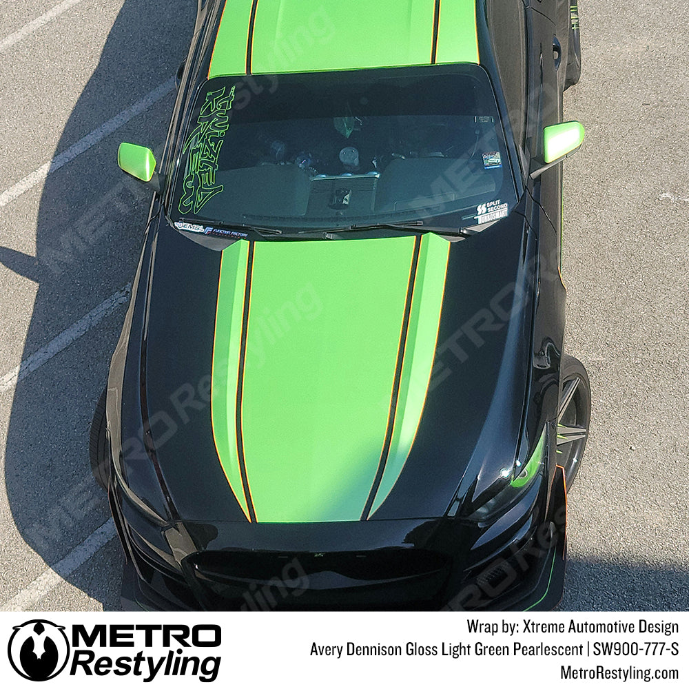 mustang light green wrap