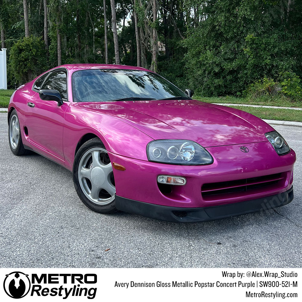 gloss pink toyota wrap
