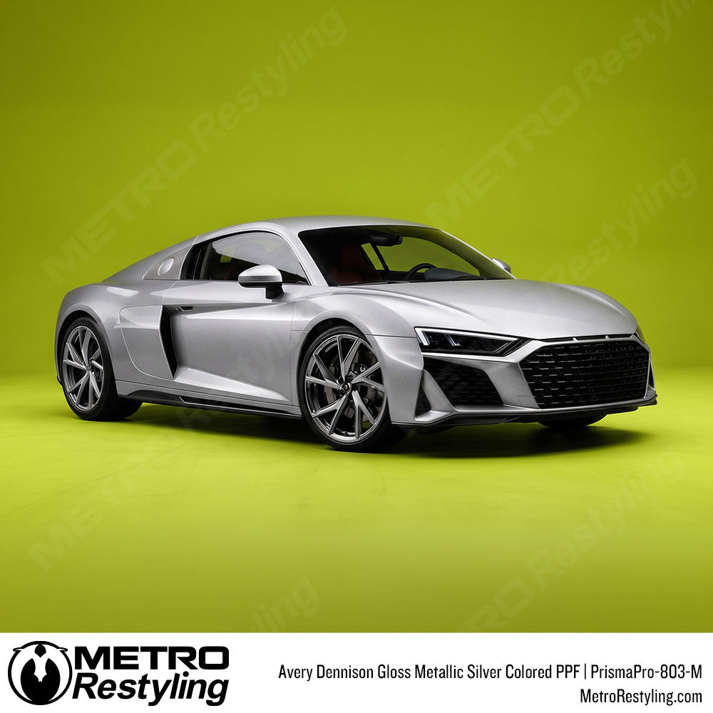 Avery Dennison Gloss Metallic Silver Colored PPF | PrismaPro-803-M