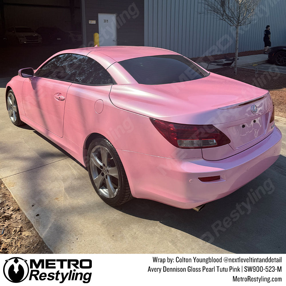 pearl pink lexus wrap