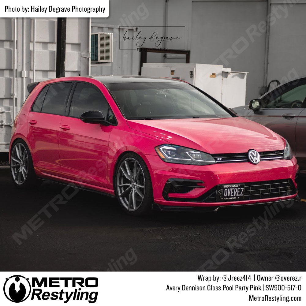 pink Volkswagen wrap