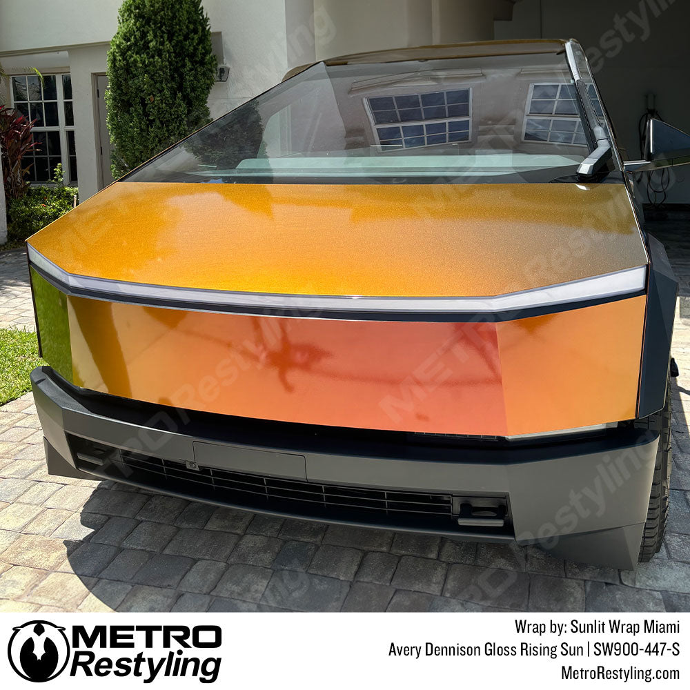 color shift cybertruck wrap