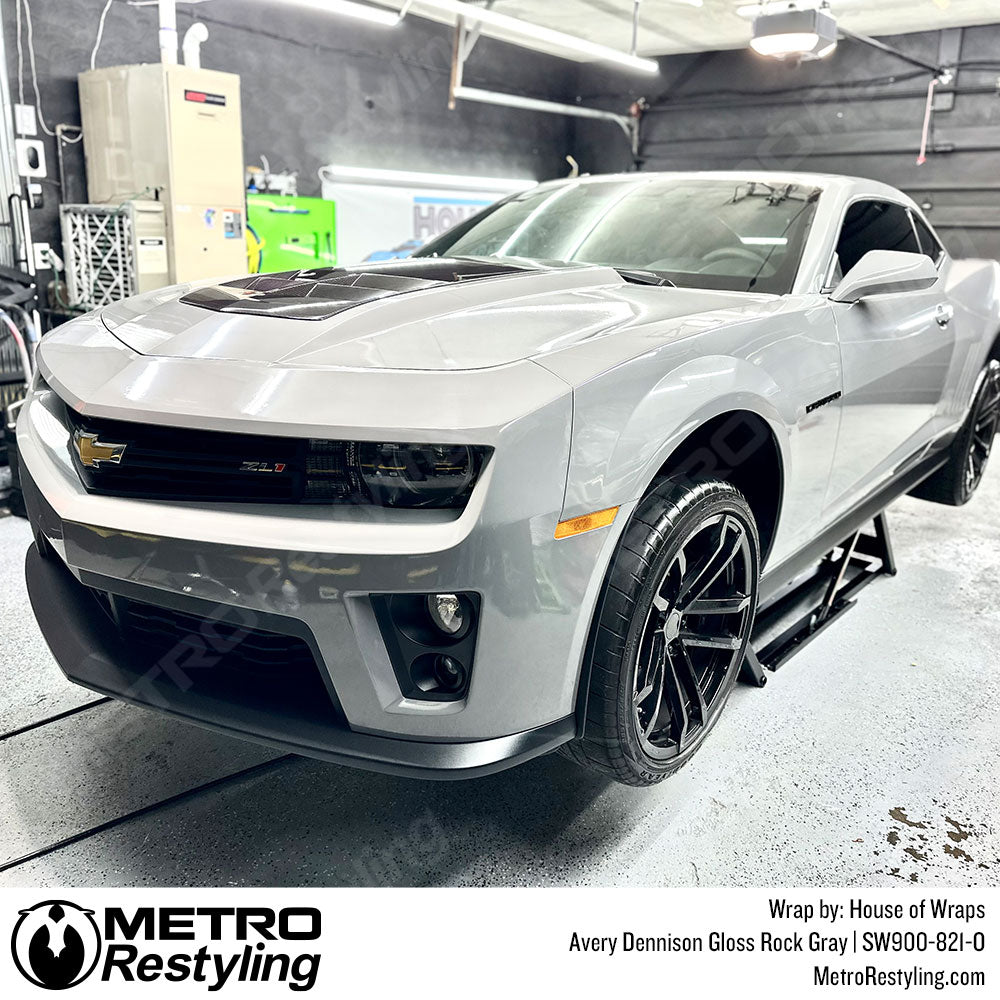 Silver Chevy Vinyl Wrapped