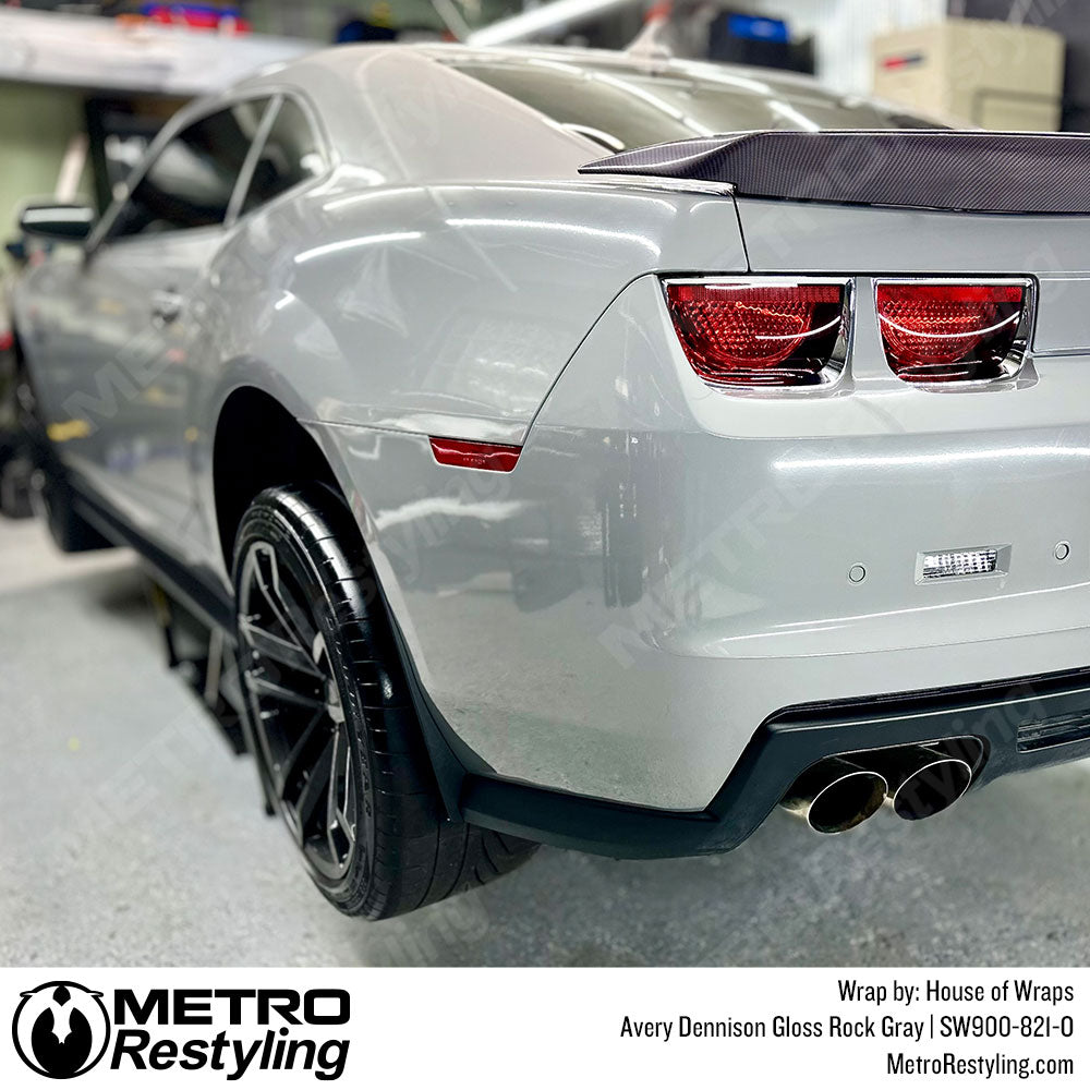 Grey Vinyl Wrapped Chevy