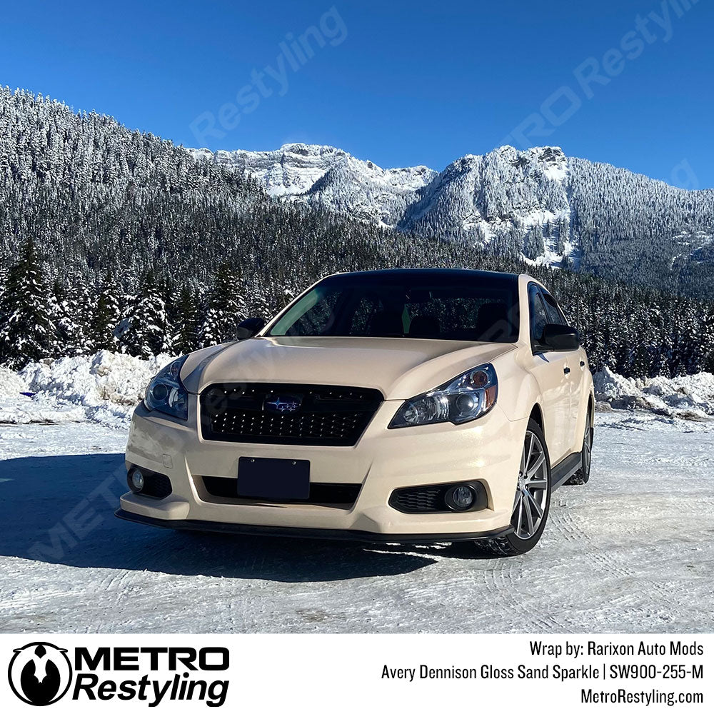 tan subaru wrap