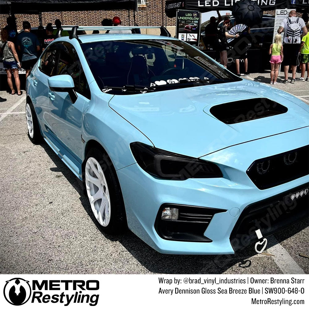 baby blue subaru wrap