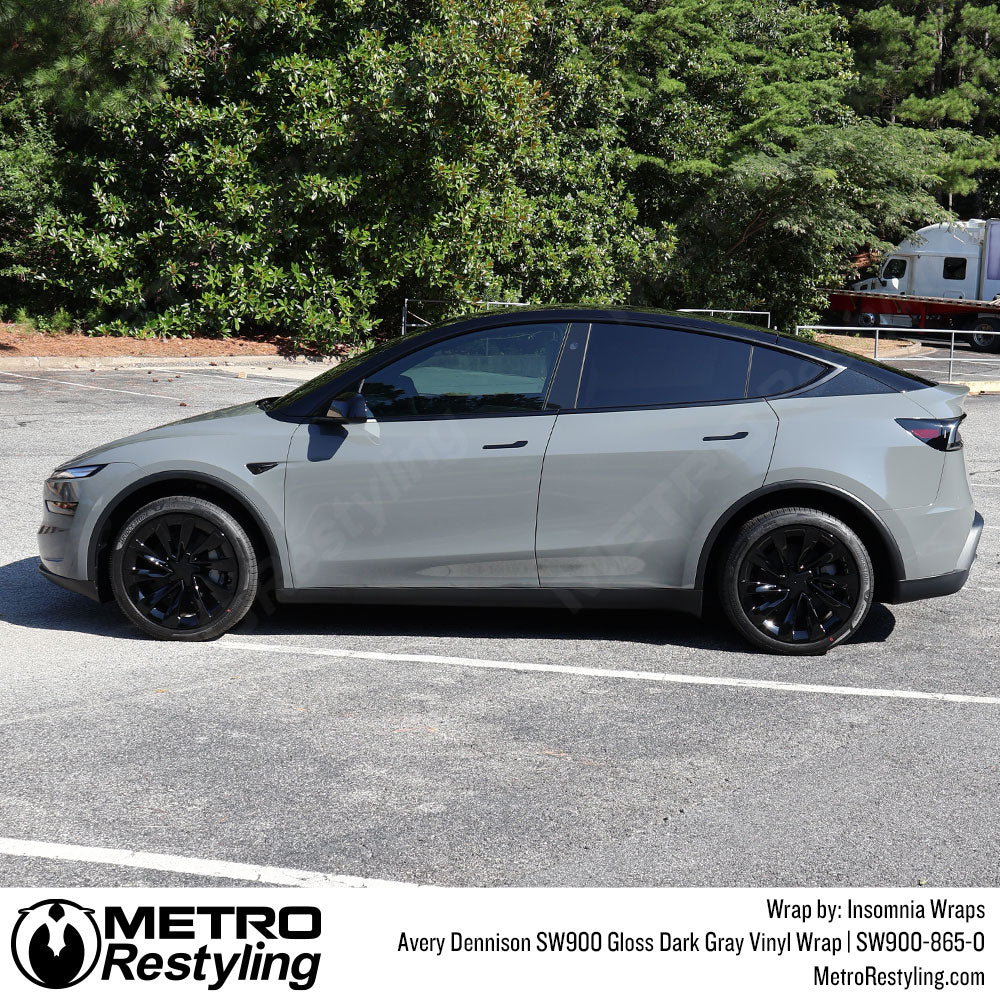 Avery Dennison SW900 Gloss Dark Gray Vinyl Wrap | SW900-865-O