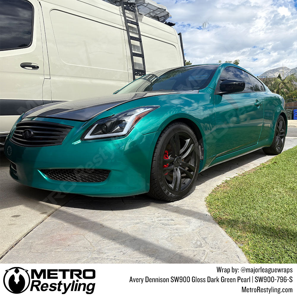 green infiniti wrap