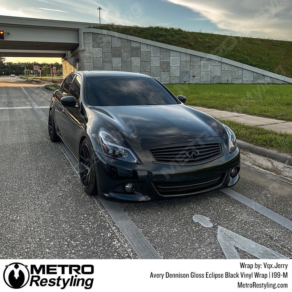 gloss black infiniti vinyl