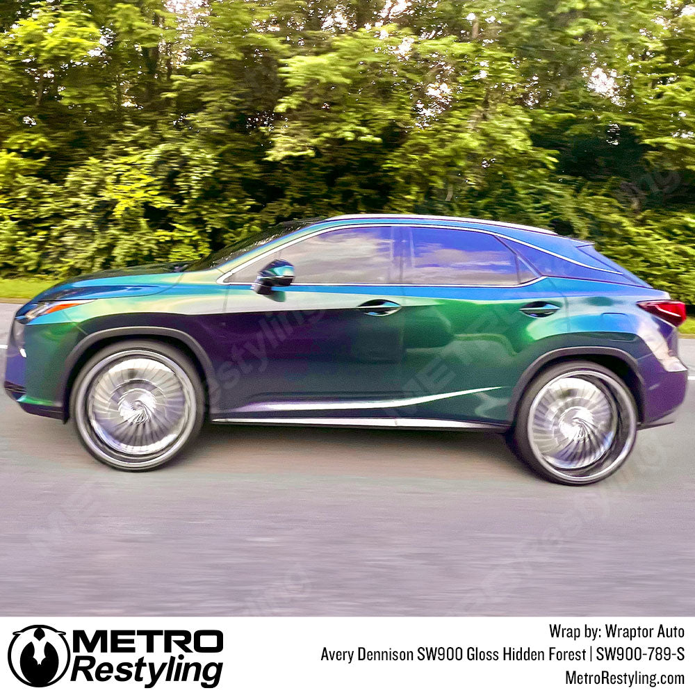 Green Lexus Vinyl Wrap