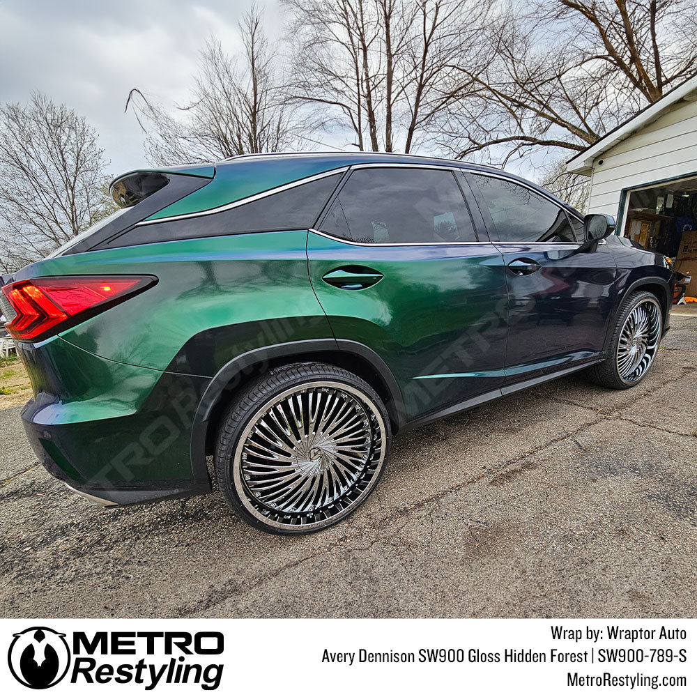 Green Lexus Wrap
