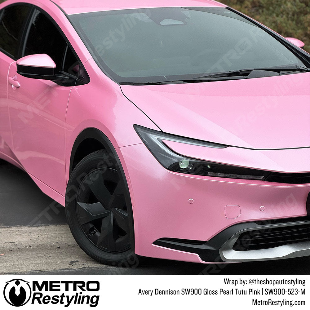 pink prius wrap
