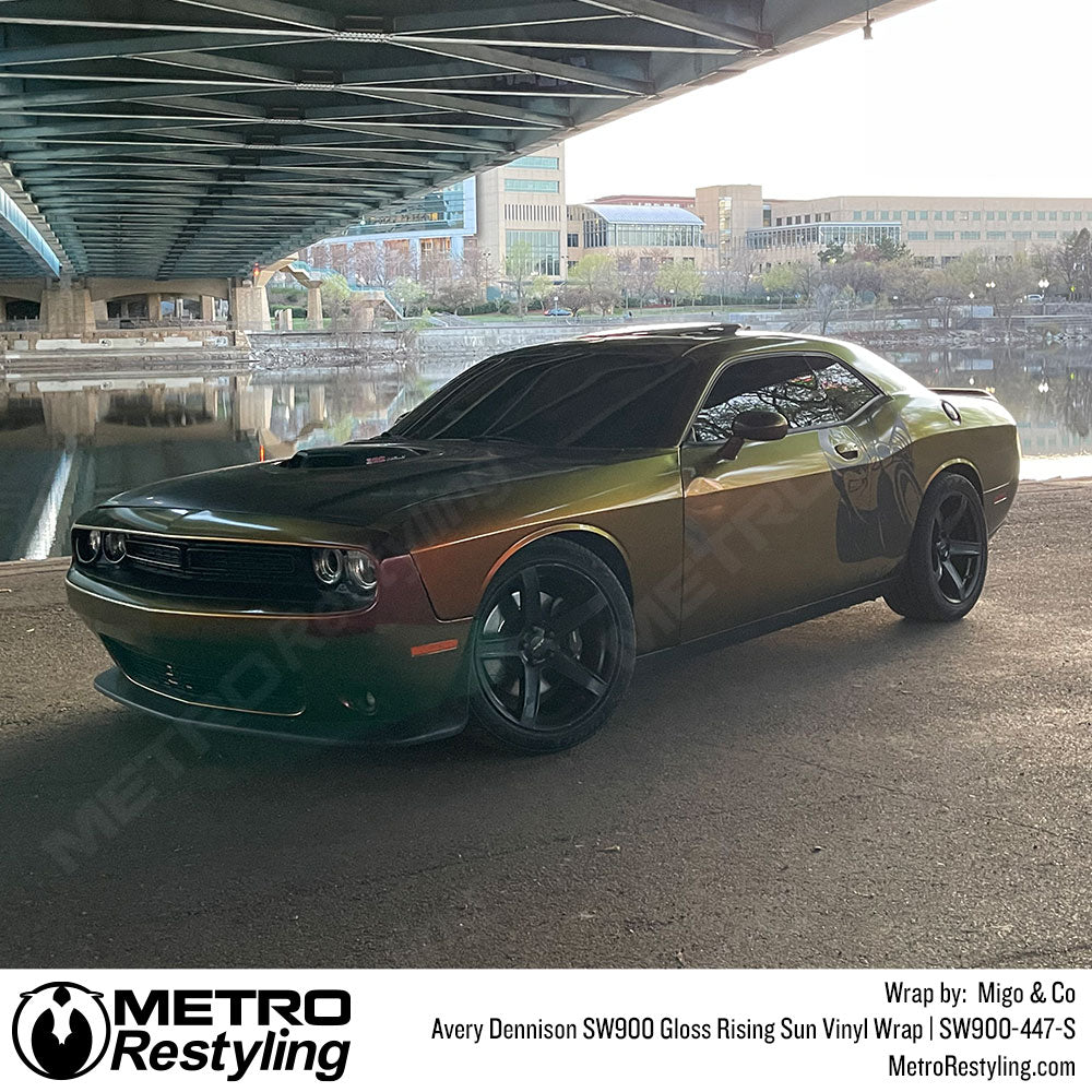 Avery Dennison SW900 Gloss Rising Sun Vinyl Wrap | SW900-447-S