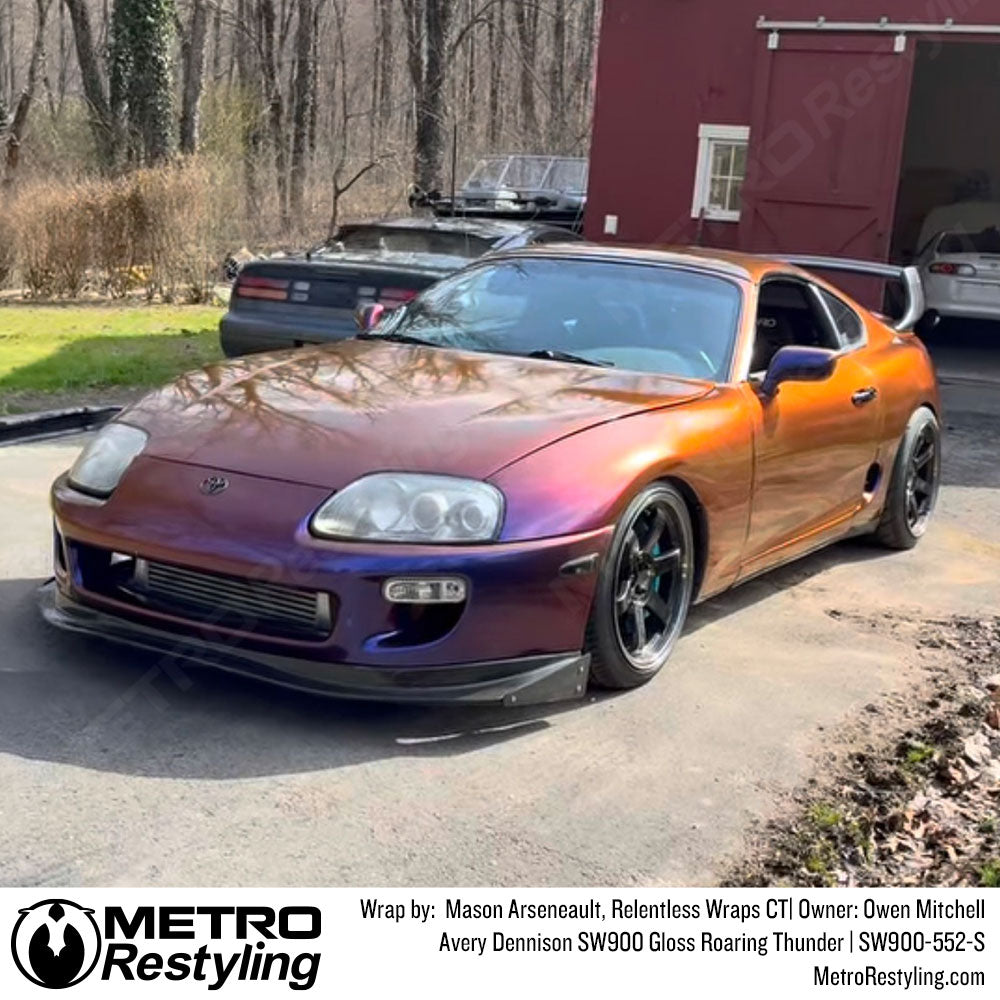Color Shift Toyota Car Wrap