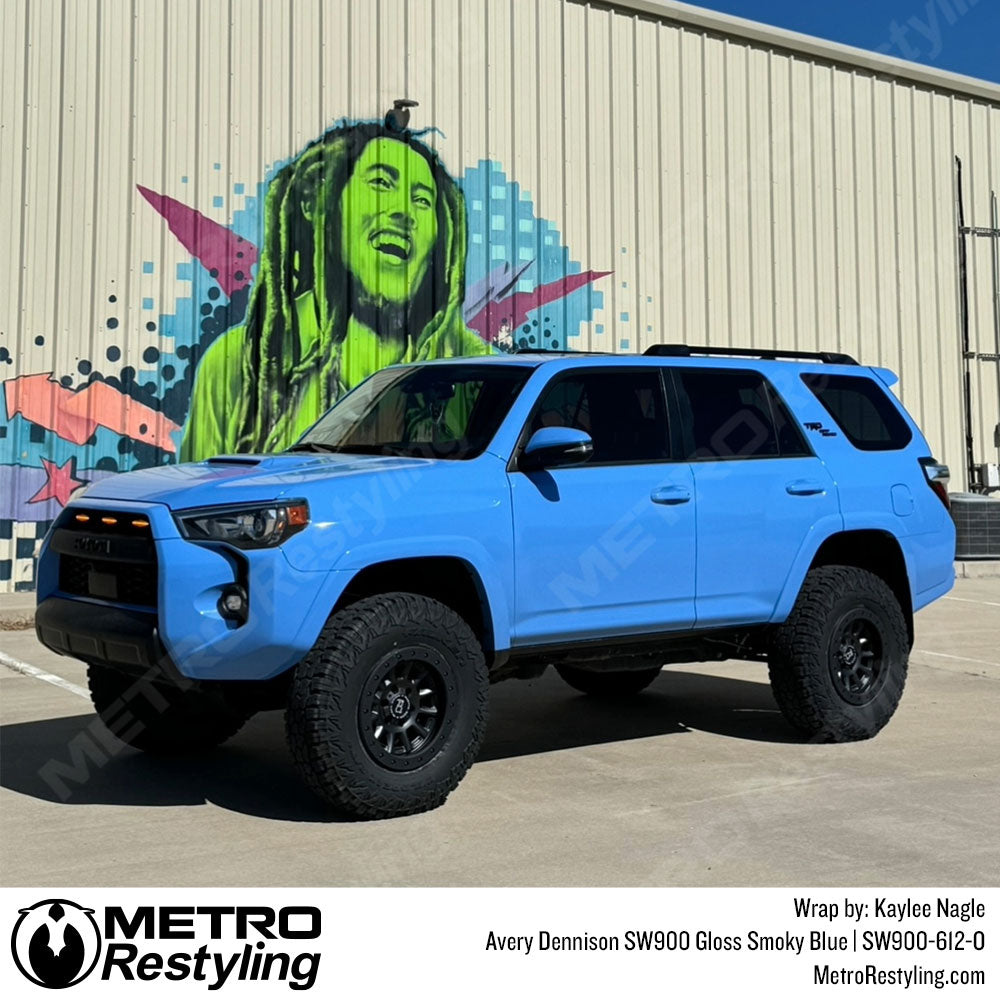 smoky blue suv wrap