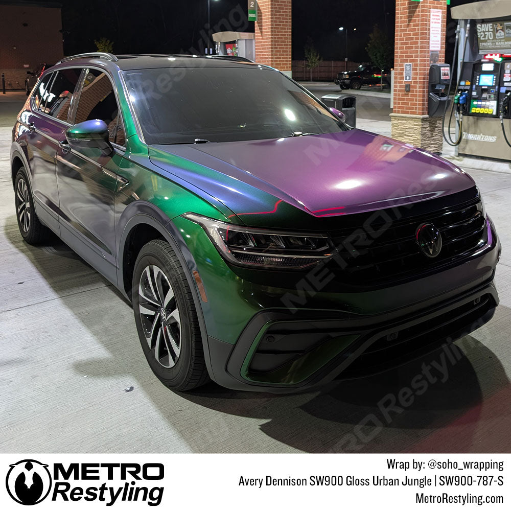 gloss urban jungle suv wrap