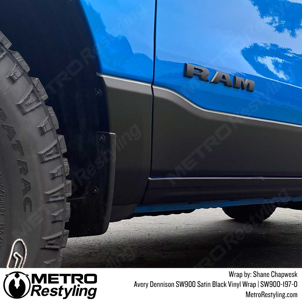 Avery Dennison SW900 Satin Black Vinyl Wrap | SW900-197-O