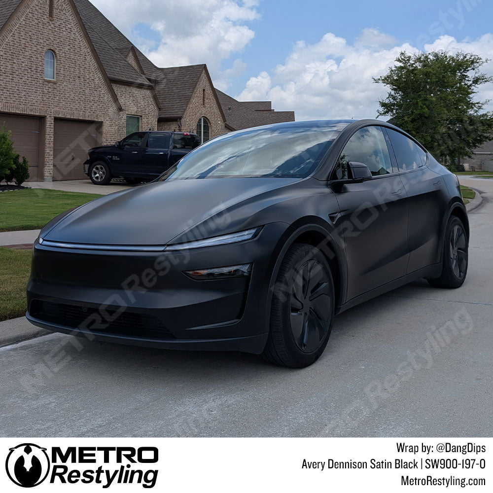 black tesla wrap