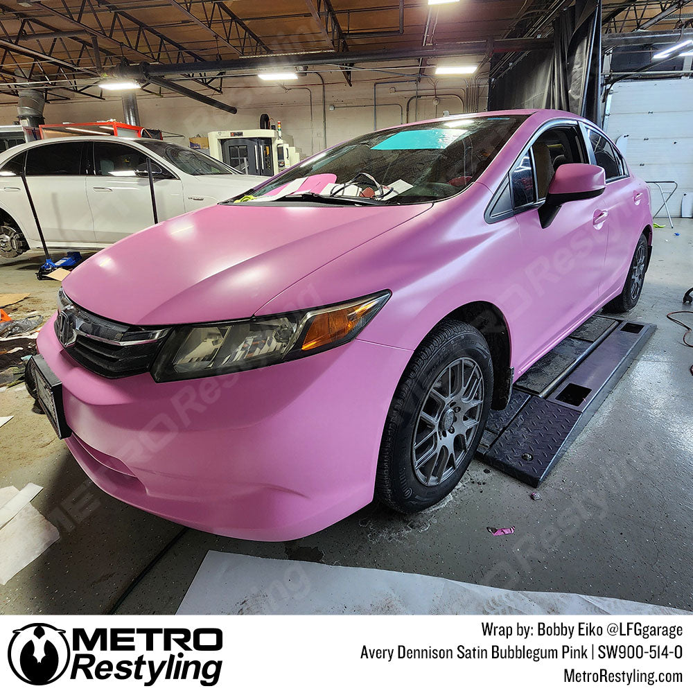 pink honda wrap