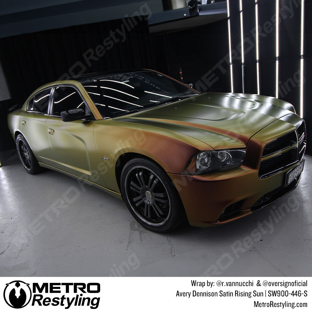 iridescent dodge challenger wrap