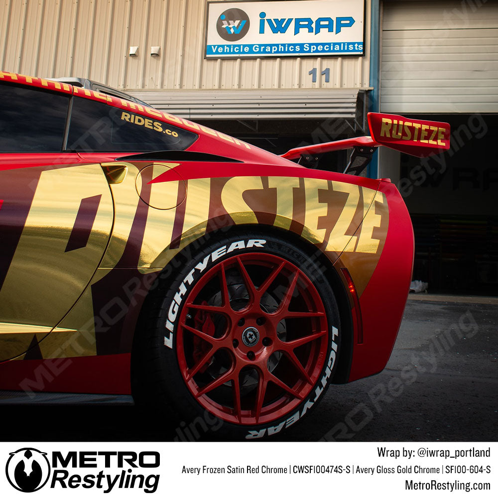 lightning mcqueen corvette wrap