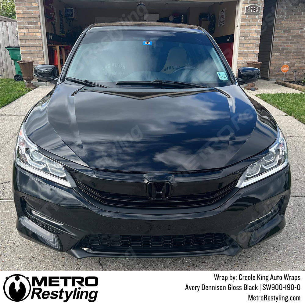black honda accord wrap