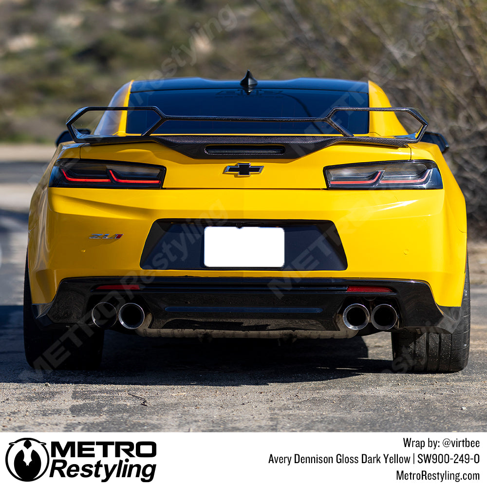 Avery Dennison Dark Yellow Vinyl Wrap